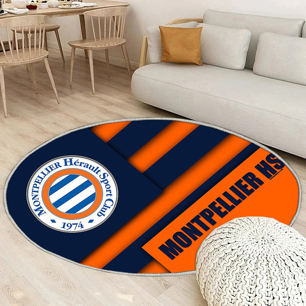 Montpellier Hsc Tapis Sol - Tapis De Salon, Football français Tapis Art, Tapis pour la décoration de la maison