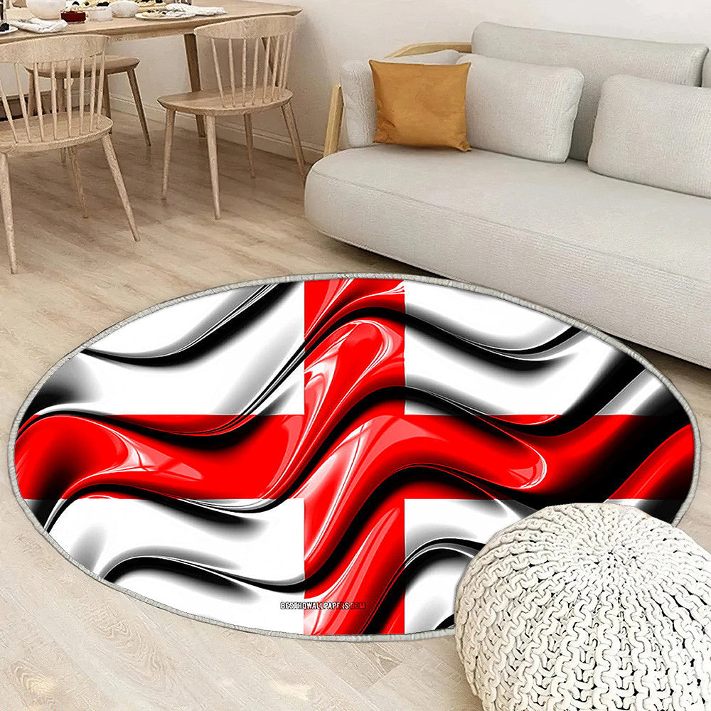 Milan Drapeau Villes D'Italie Tapis Sol - Tapis De Salon, Milan Milan Villes Italiennes Tapis Art, Tapis pour la décoration de la maison
