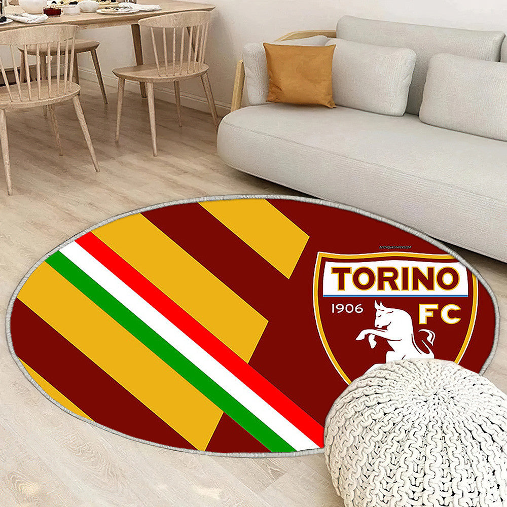Torino Fc Club De Football Italien Tapis Sol - Tapis De Salon, Ion Brown Tapis Art, Tapis pour la décoration de la maison