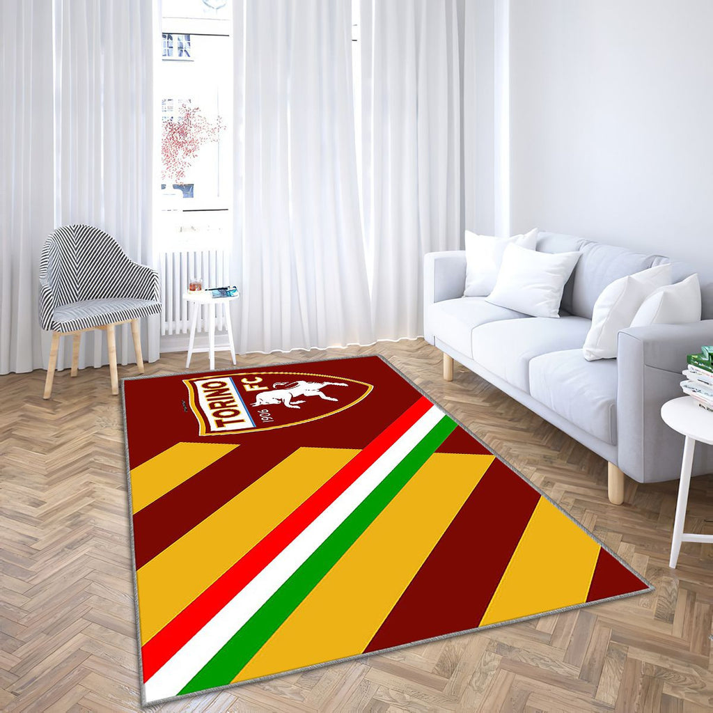 Torino Fc Club De Football Italien Tapis Sol - Tapis De Salon, Ion Brown Tapis Art, Tapis pour la décoration de la maison