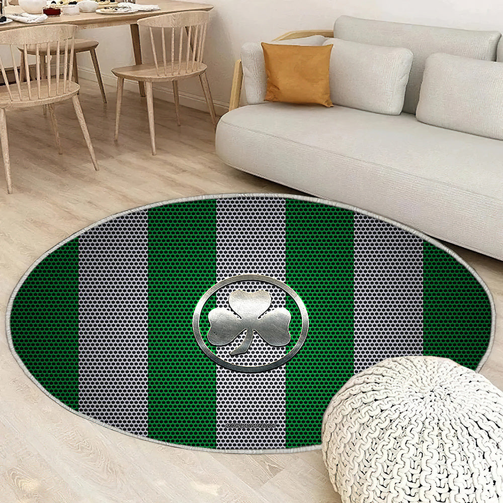 Spvgg Greuther Furth Logogreen-White Mesh Spvgg Greuther Furth Tapis Sol - Tapis De Salon, Furth Allemagne Tapis Art, Tapis pour la décoration de la maison