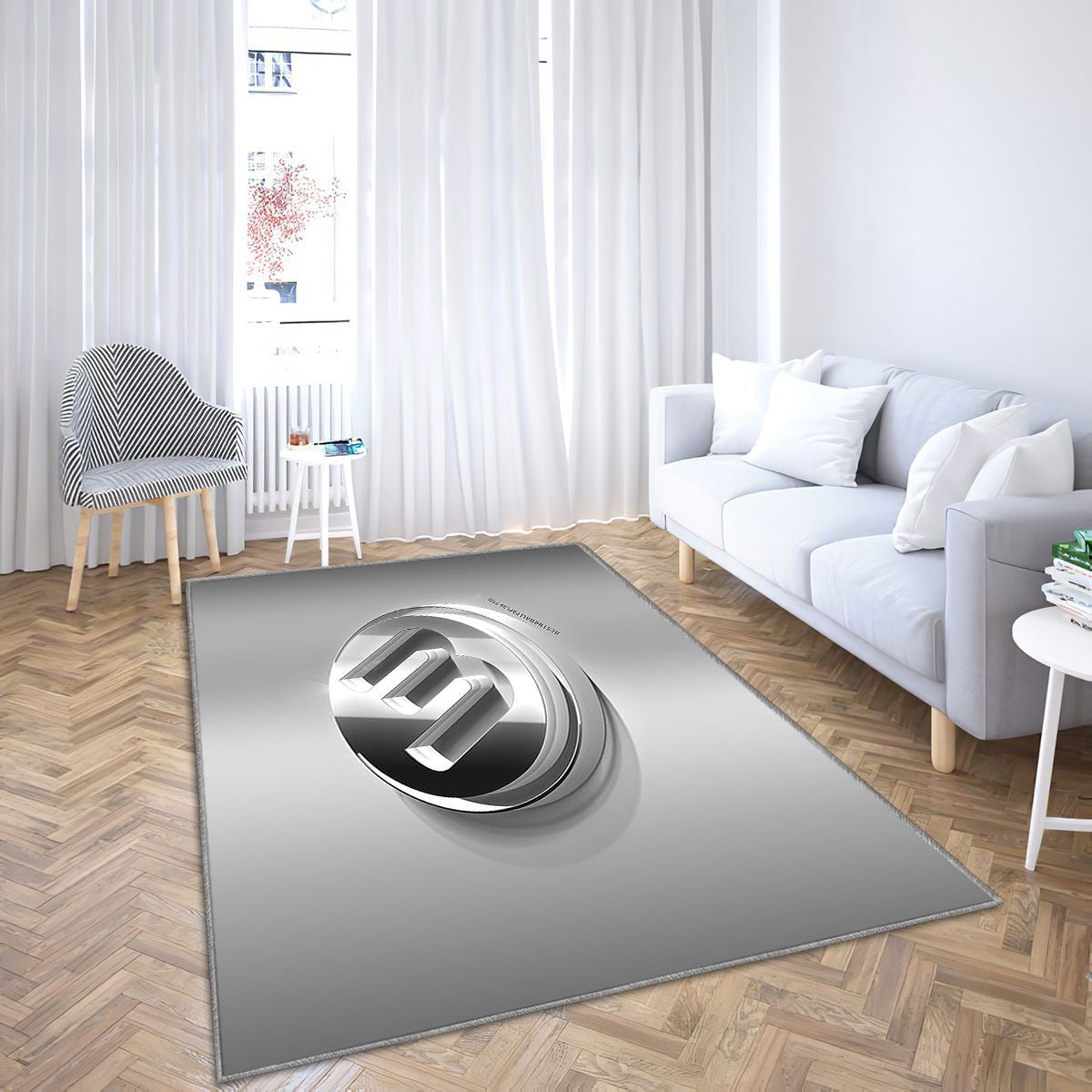 Vfl Wolfsburg Tapis Sol - Tapis De Salon, Club de football allemand 3Dwolfsburg Tapis Art, Tapis pour la décoration de la maison