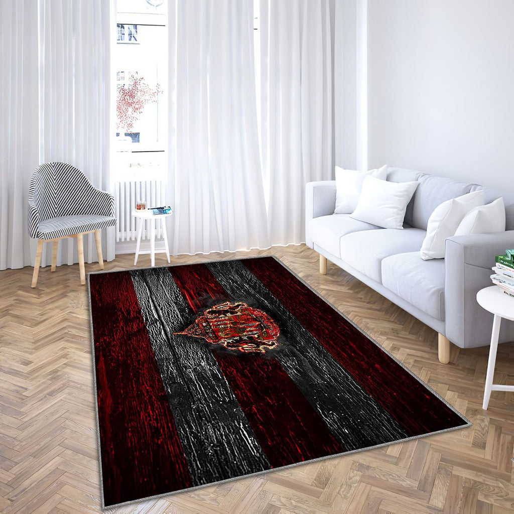 Sunderland Fc Tapis Sol - Tapis De Salon, Championnat Rouge Et BlancEnglish Football Club Tapis Art, Tapis pour la décoration de la maison