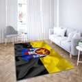 Drapeau de Göttingen Tapis Sol - Tapis De Salon, ville allemande de Göttingen en Allemagne Tapis Art, Tapis pour la décoration de la maison