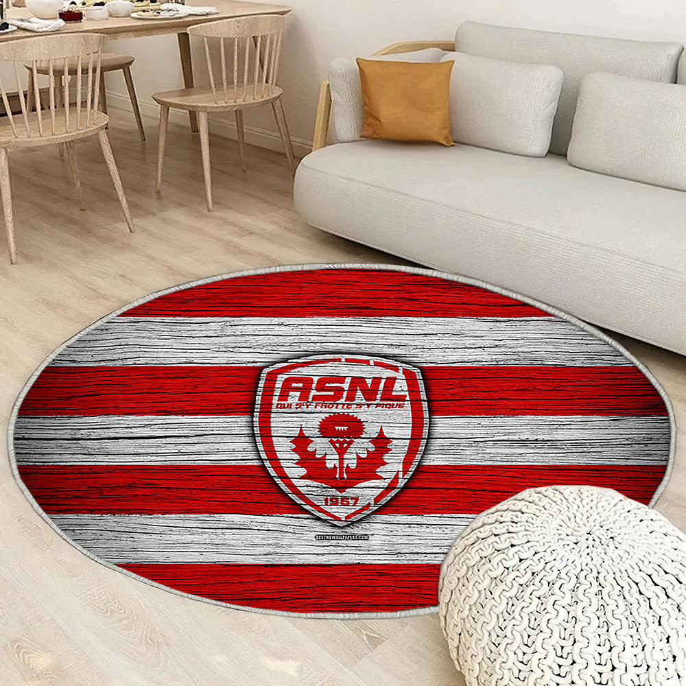 Nancy Fc Ligue 2France Comme Nancy Tapis Sol - Tapis De Salon, Football Club Liga 2 Tapis Art, Tapis pour la décoration de la maison