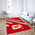 Middlesbrough FcEnglish Football Club Middlesbrough Tapis Sol - Tapis De Salon, Royaume-Uni Tapis Art, Tapis pour la décoration de la maison