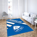 Vfl Bochum 1848 Fcwhite Blue Ion Bochum Tapis Sol - Tapis De Salon, Bundesliga 2 Tapis Art, Tapis pour la décoration de la maison