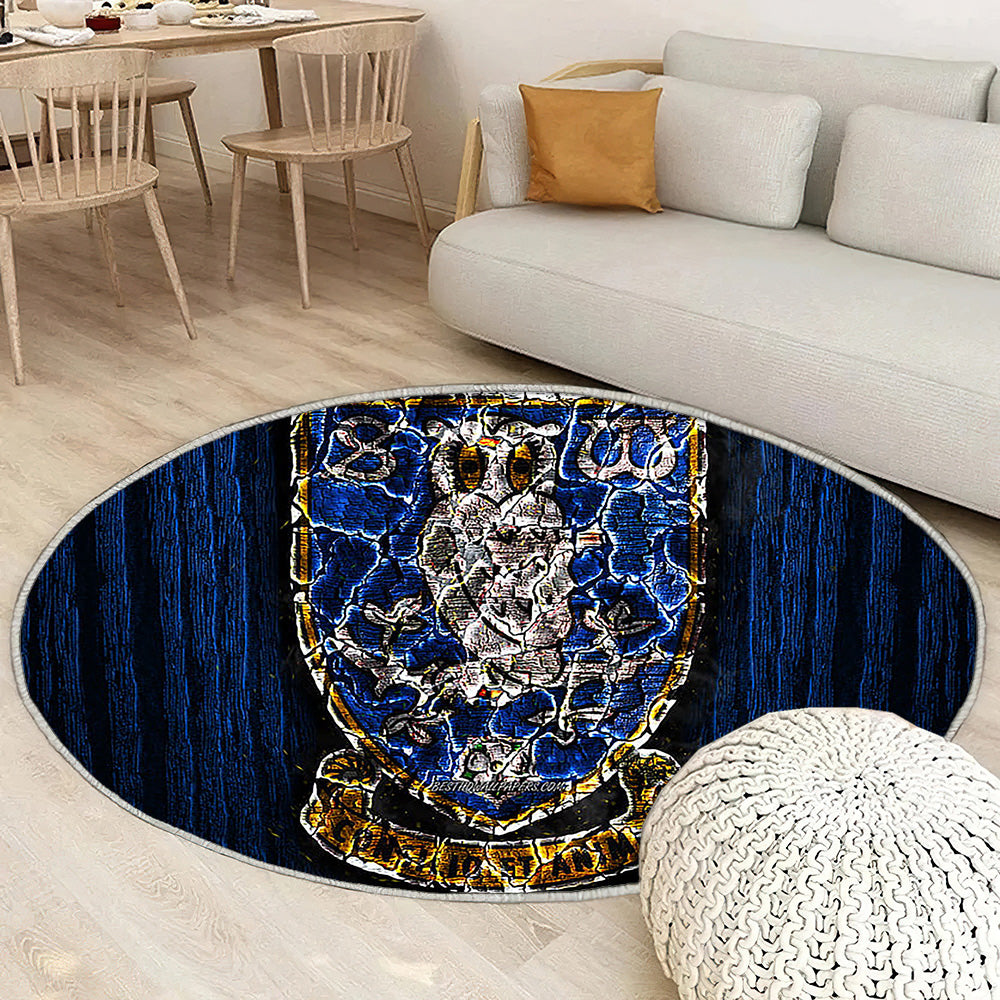 Sheffield Wednesday Tapis Sol - Tapis De Salon, Championnat du Club de Football Anglais en Bois Bleu Tapis Art, Tapis pour la décoration de la maison