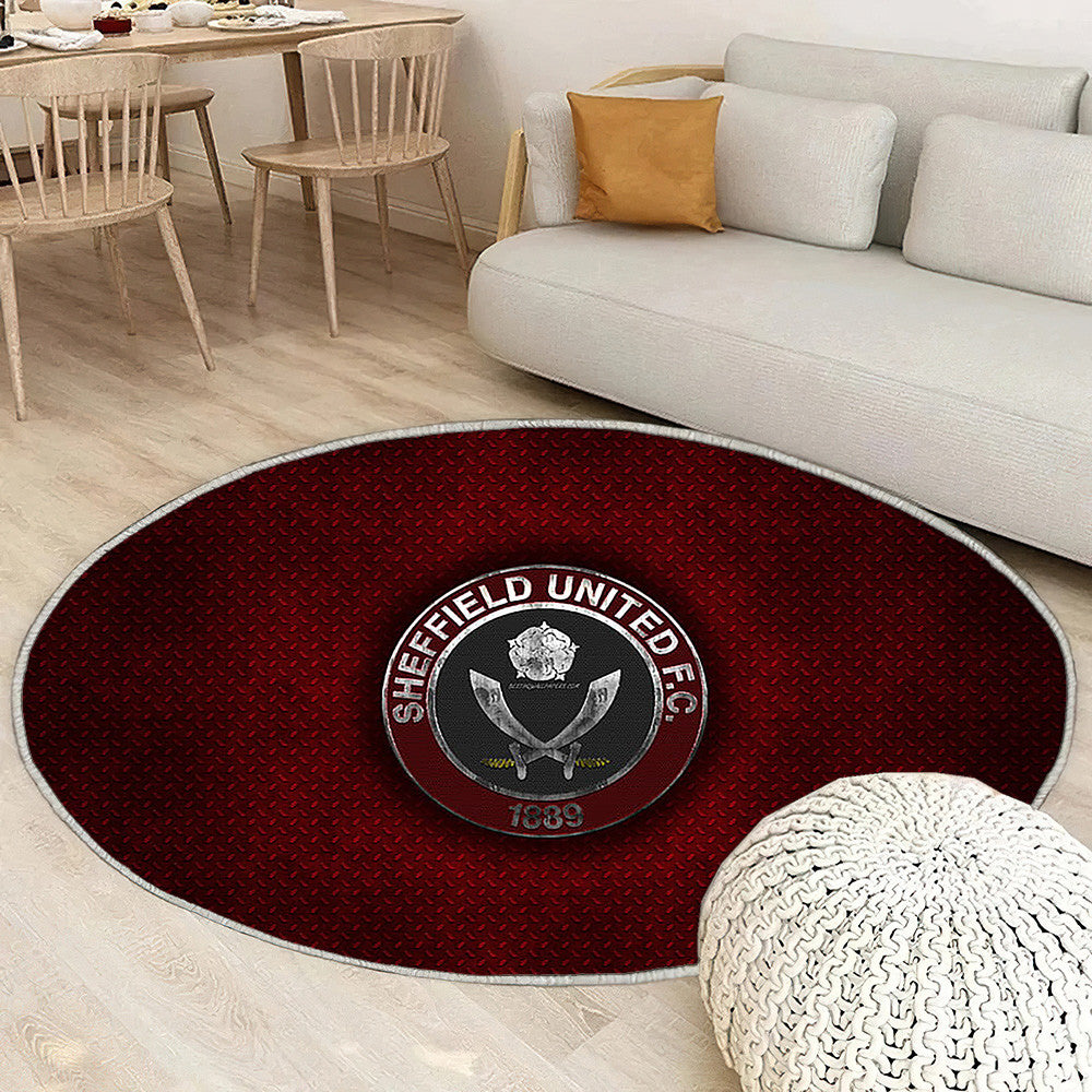 Sheffield United Fc Tapis Sol - Tapis De Salon, Championnat d'Angleterre Efl Tapis Art, Tapis pour la décoration de la maison