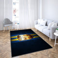 Sochaux Fc Tapis Sol - Tapis De Salon, Ligue 2 Blue Metal Football Tapis Art, Tapis pour la décoration de la maison