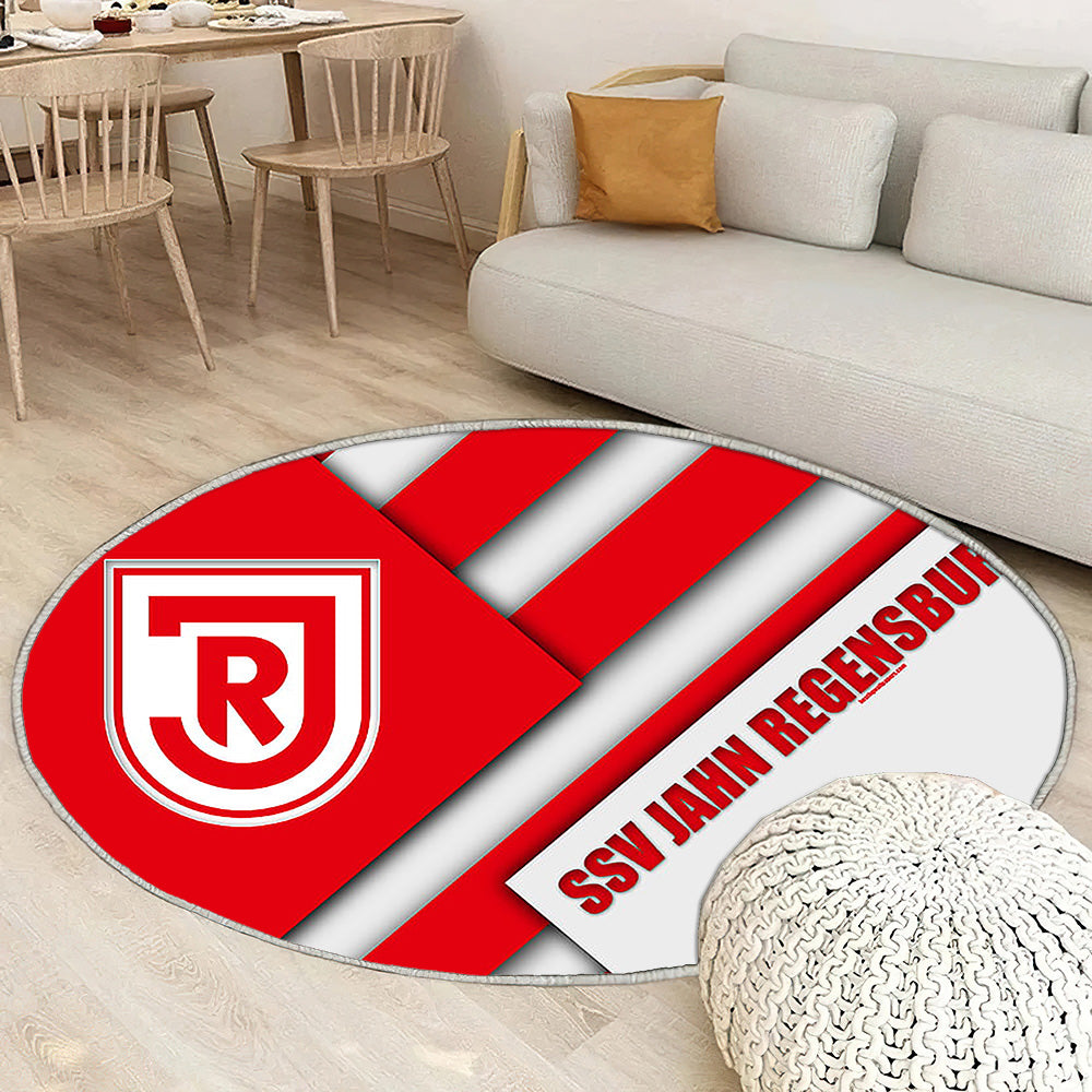 Ssv Jahn Regensburg Fcwhite Red Ion Dresde Tapis Sol - Tapis De Salon, Bundesliga 2 Tapis Art, Tapis pour la décoration de la maison