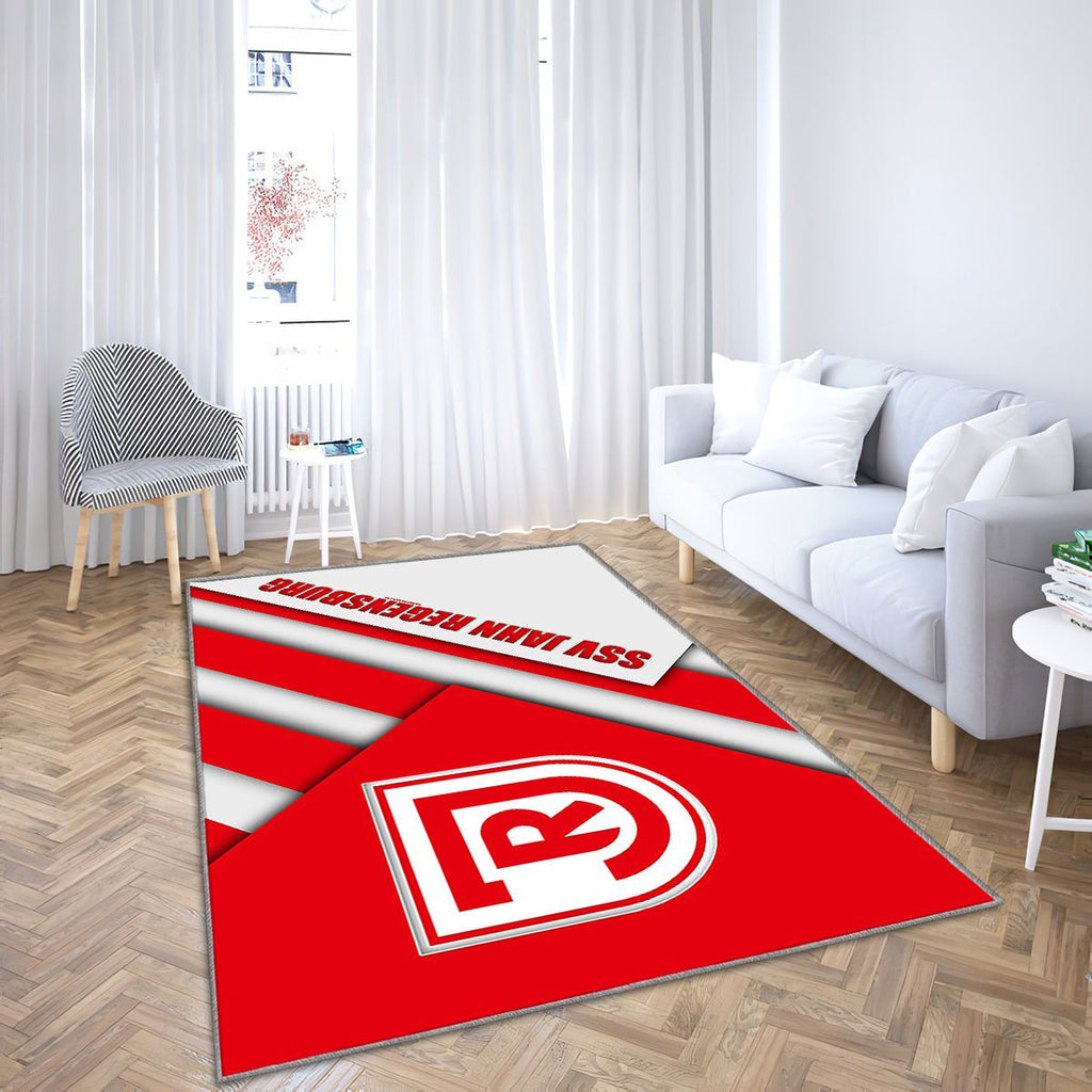 Ssv Jahn Regensburg Fcwhite Red Ion Dresde Tapis Sol - Tapis De Salon, Bundesliga 2 Tapis Art, Tapis pour la décoration de la maison