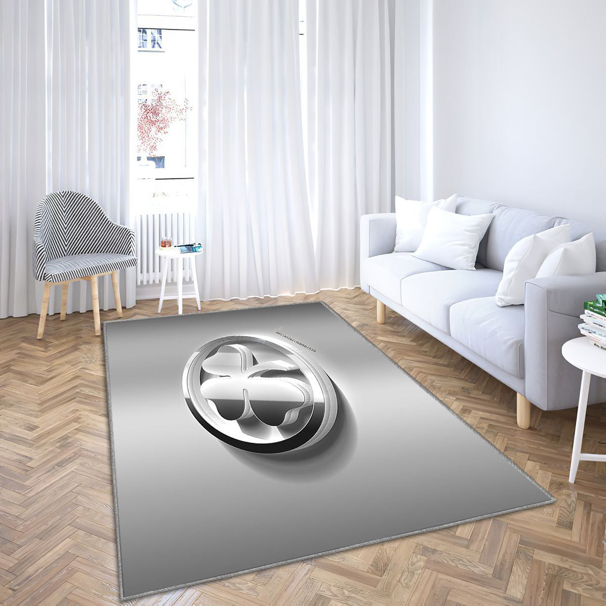 Spvgg Greuther Furth Tapis Sol - Tapis De Salon, club de football allemand 3Dfurthbundesliga 2 Tapis Art, Tapis pour la décoration de la maison