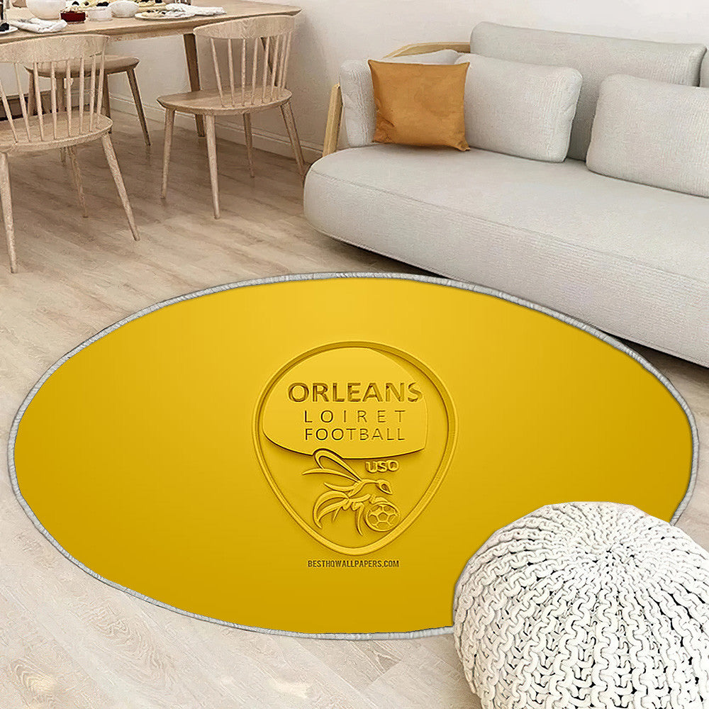 Us Orléans Tapis Sol - Tapis De Salon, Jaune 3DFootball français Tapis Art, Tapis pour la décoration de la maison