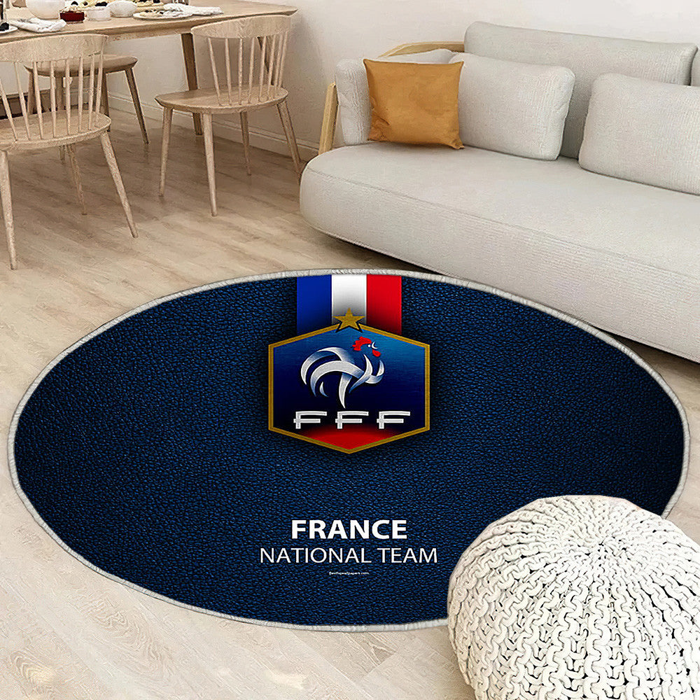 Equipe de France de Football Tapis Sol - Tapis De Salon, Sport France Tapis Art, Tapis pour la décoration de la maison