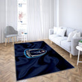 Paris Fc Tapis Sol - Tapis De Salon, Drapeau De Soie Bleu Football Français Tapis Art, Tapis pour la décoration de la maison