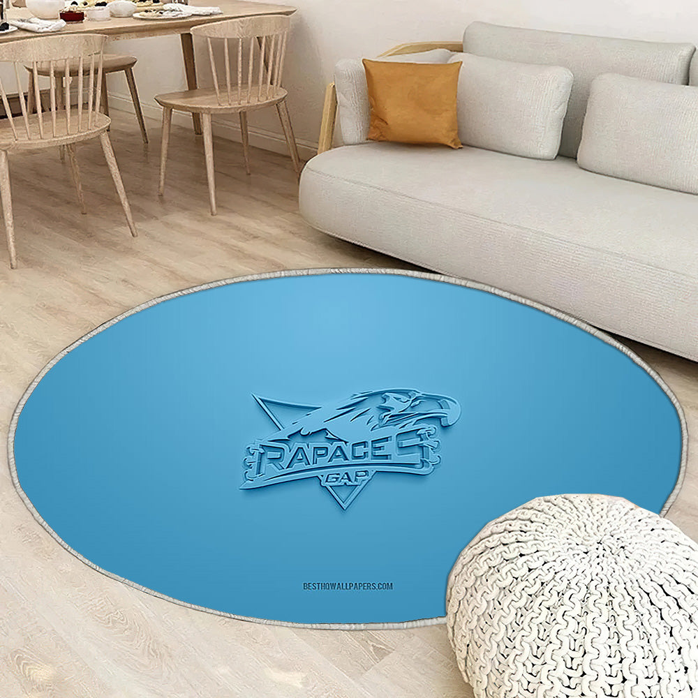 Rapaces De Gap Tapis Sol - Tapis De Salon, Equipe de France de Hockey sur Glace Bleu 3D Tapis Art, Tapis pour la décoration de la maison