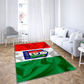 Drapeau de la Fédération de football de l'équipe nationale italienne de football Tapis Sol - Tapis De Salon, drapeau italien Tapis Art, Tapis pour la décoration de la maison