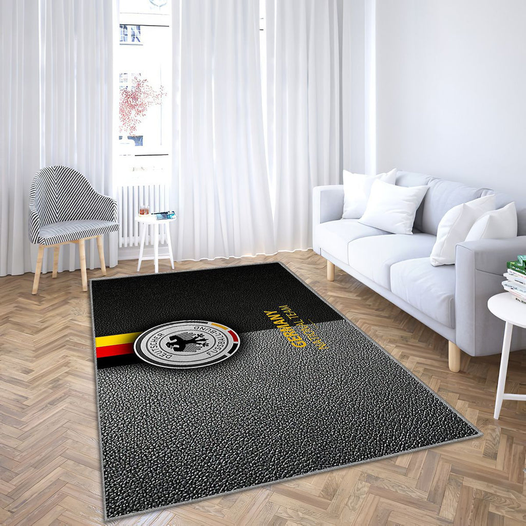 Allemagne Équipe Nationale De Football Cuir Texturefootball Allemagne Tapis Sol - Tapis De Salon, Tapis Art, Tapis pour la décoration de la maison