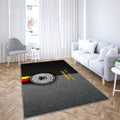 Allemagne Équipe Nationale De Football Cuir Texturefootball Allemagne Tapis Sol - Tapis De Salon, Tapis Art, Tapis pour la décoration de la maison