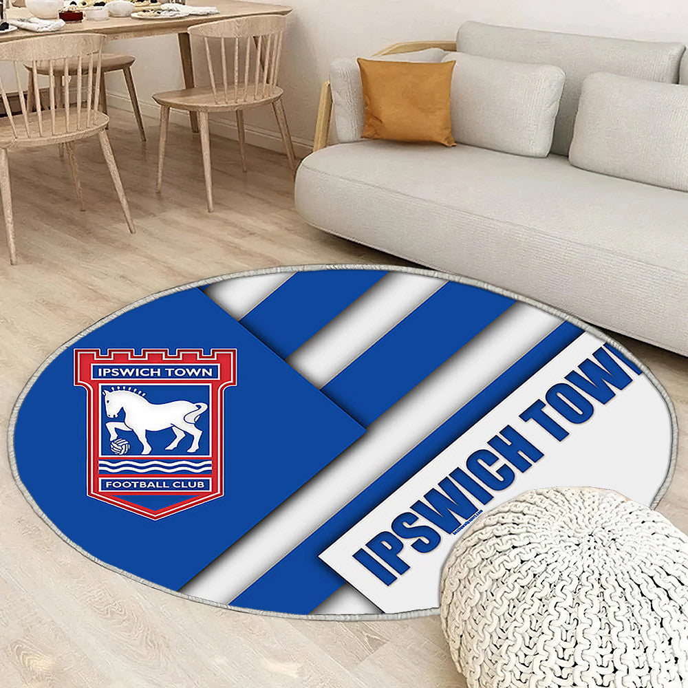 Club de football anglais d'Ipswich Town Ipswich Tapis Sol - Tapis De Salon, Royaume-Uni Tapis Art, Tapis pour la décoration de la maison