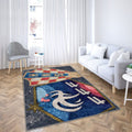 France Vs Croatie Tapis Sol - Tapis De Salon, Ion FinalCoupe du Monde de la FIFA 2018 Tapis Art, Tapis pour la décoration de la maison