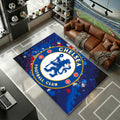 Chelsea Football Club Brodé Classique Bleu Profond Subtil