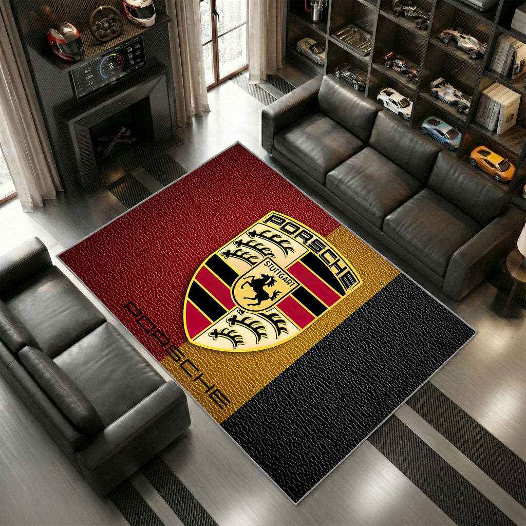Logo Porsche Rouge Rendu 2