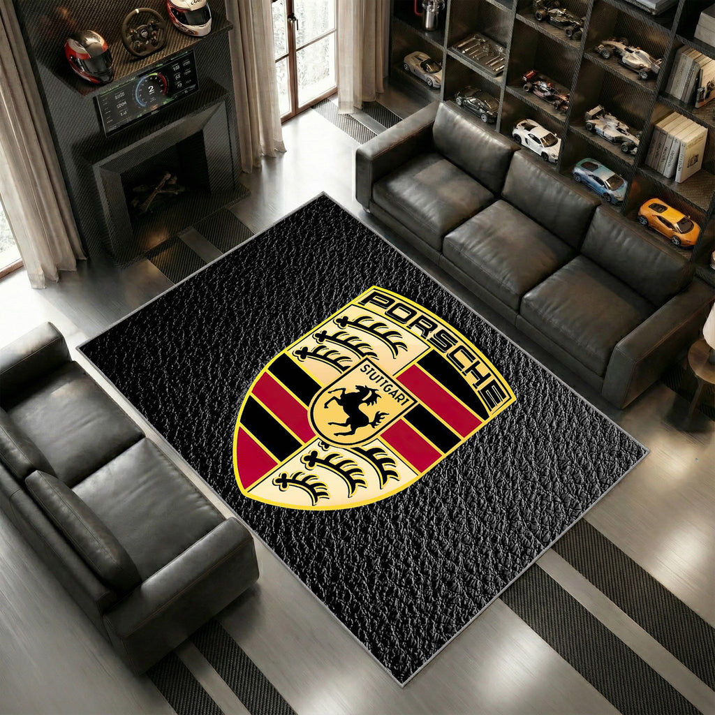 Logo Porsche Rouge Rendu 9