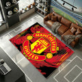 Manchester United Rouge Abstrait