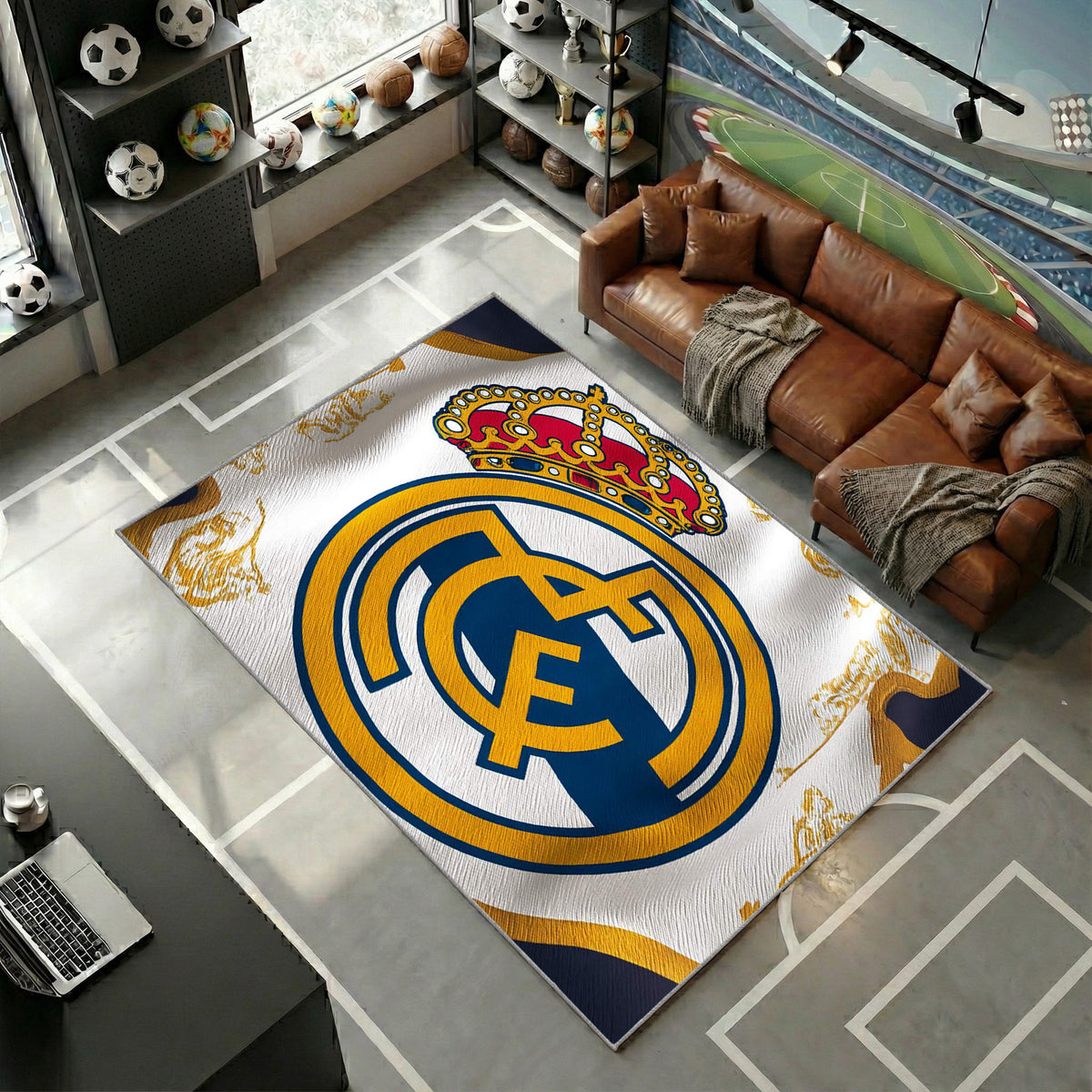 Real Madrid Couleur Neutre Style Moderne 27