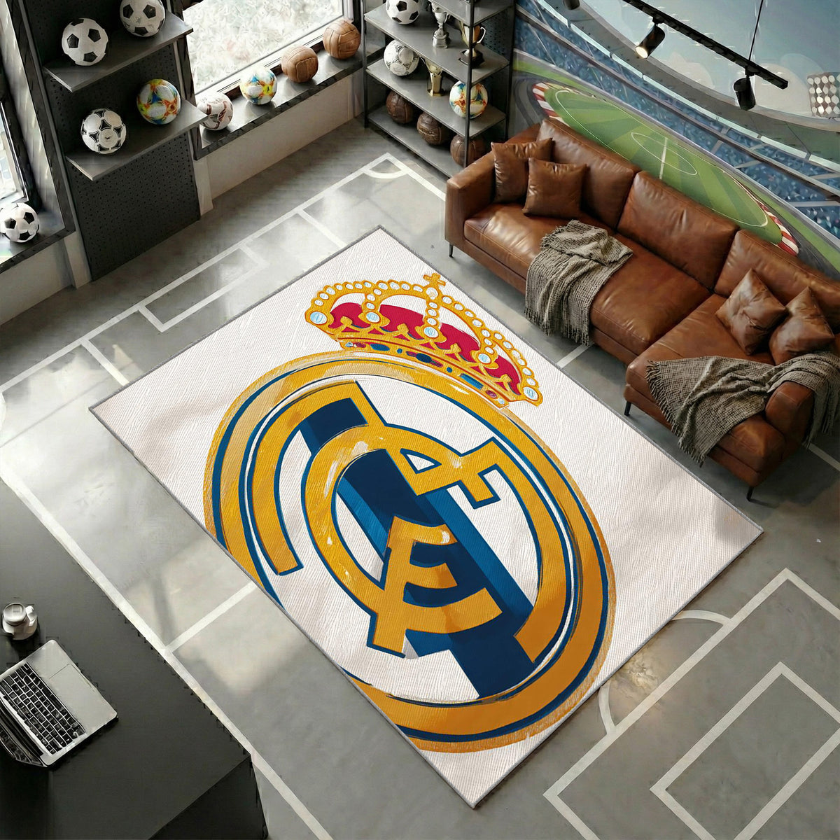 Real Madrid Couleur Neutre Style Moderne 15