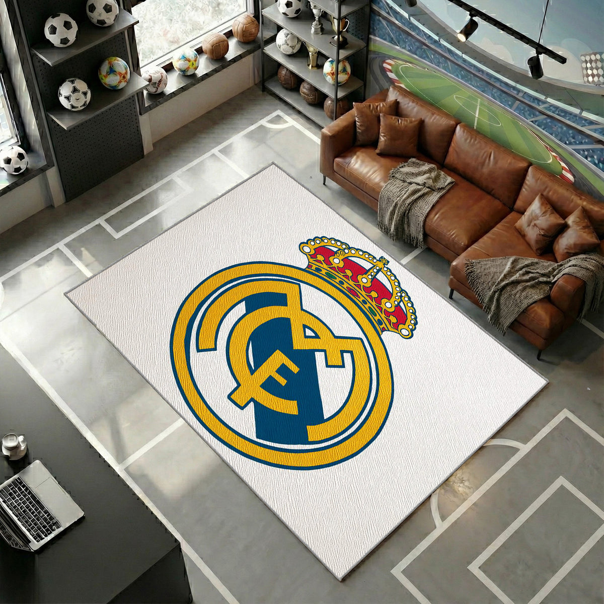 Real Madrid Couleur Neutre Style Moderne 9