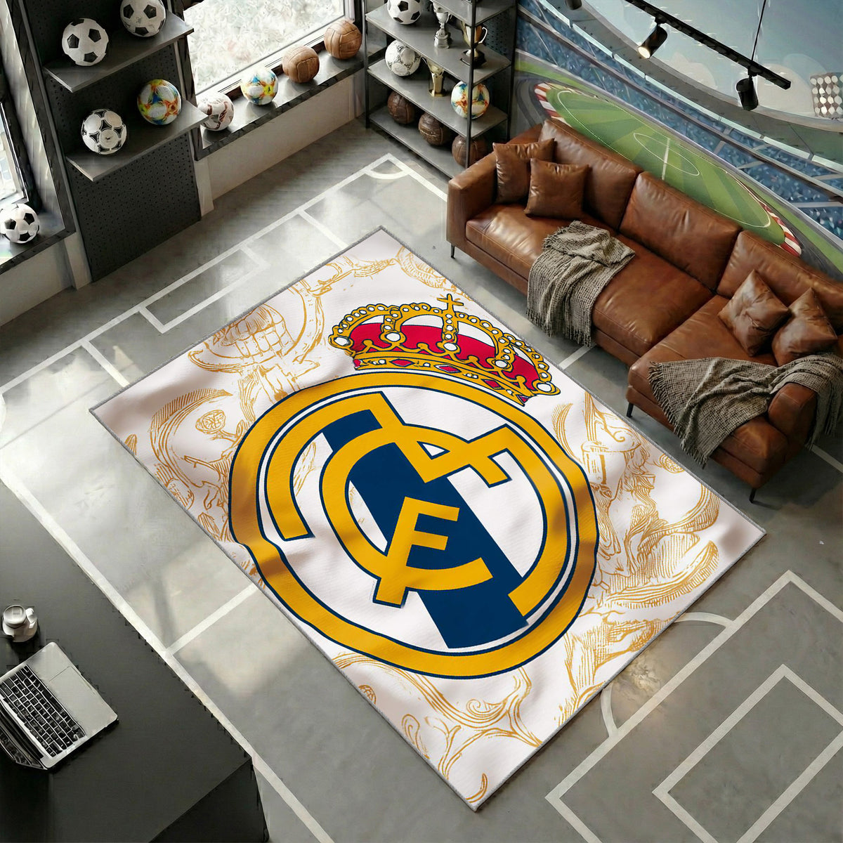 Real Madrid Couleur Neutre Style Logo 2