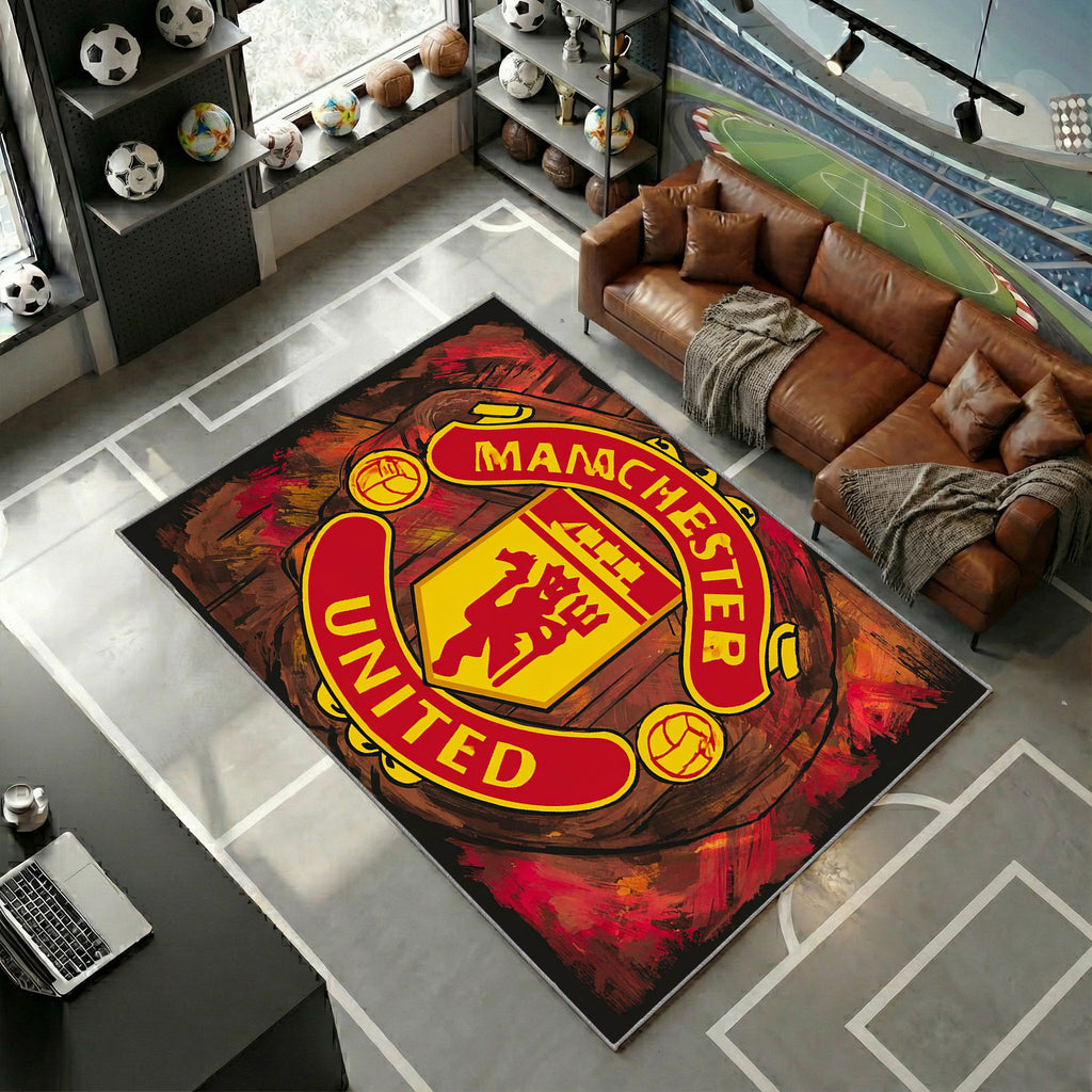 Manchester United Multicolore Abstrait