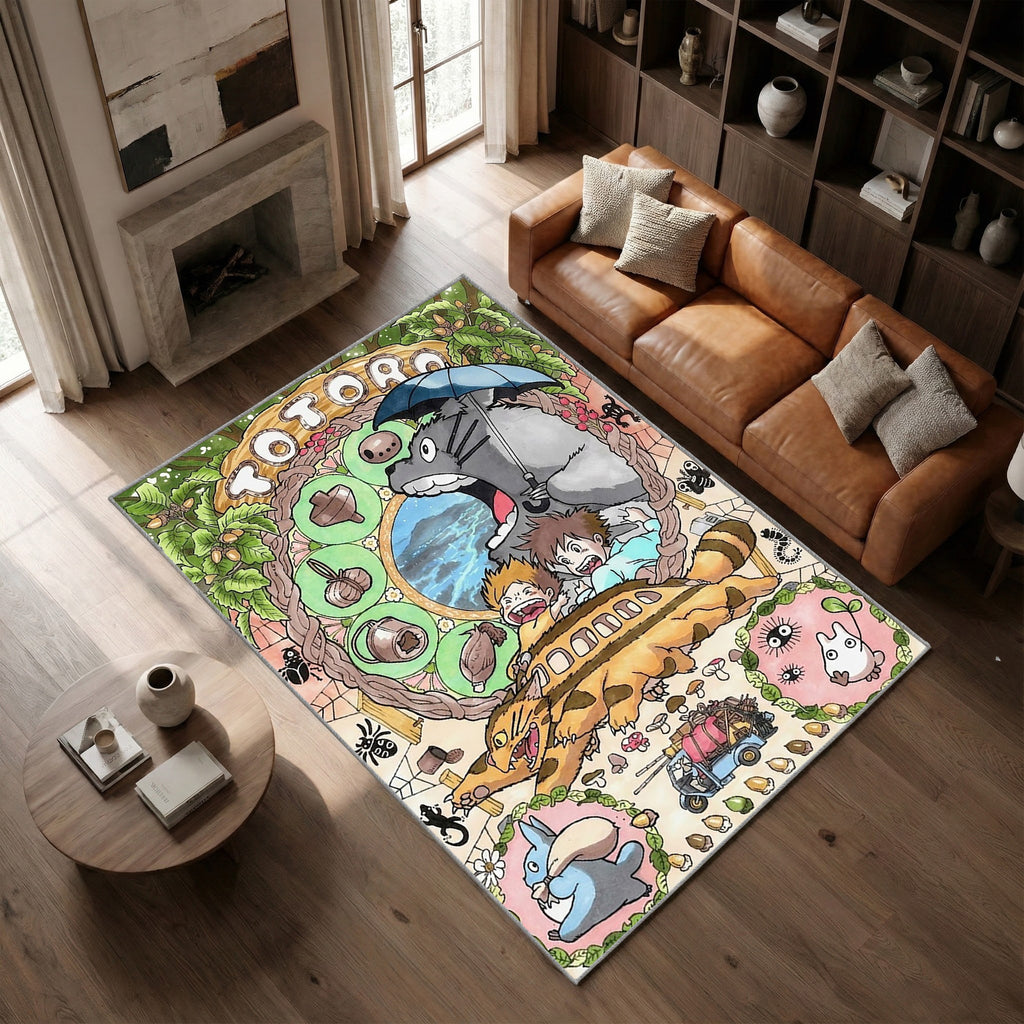Tapis Totoro dans le bus