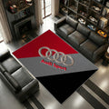 Audi Sport Logo Minimal Stil Black Red Heimdeko 2