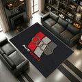 Audi Sport Logo Grunge Stil Grau Schwarz Design