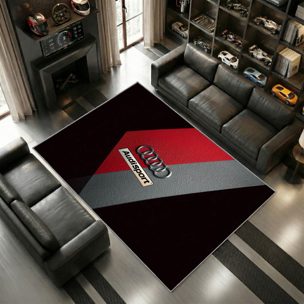 Audi Sport Logo Street Stil Black Red Wohnstil 2