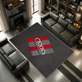 Audi Sport Logo Street Stil Black Red Wohnstil 8