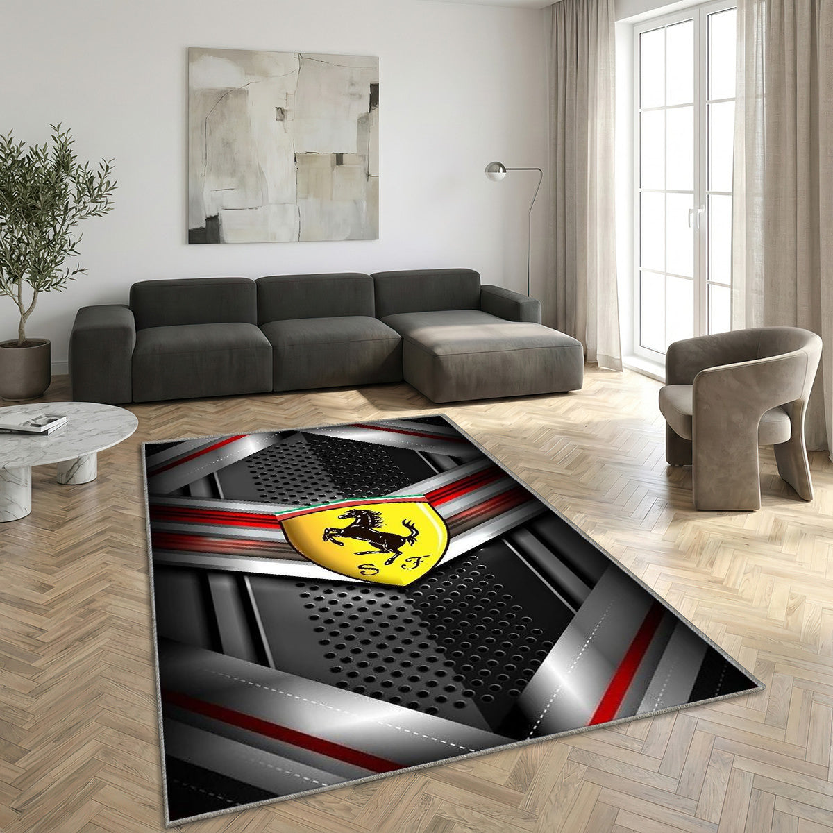 Ferrari 4 Tapis sol 104