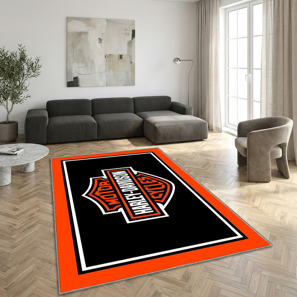 Tapis Moteur Harley - Noir Rare Tapis sol 169