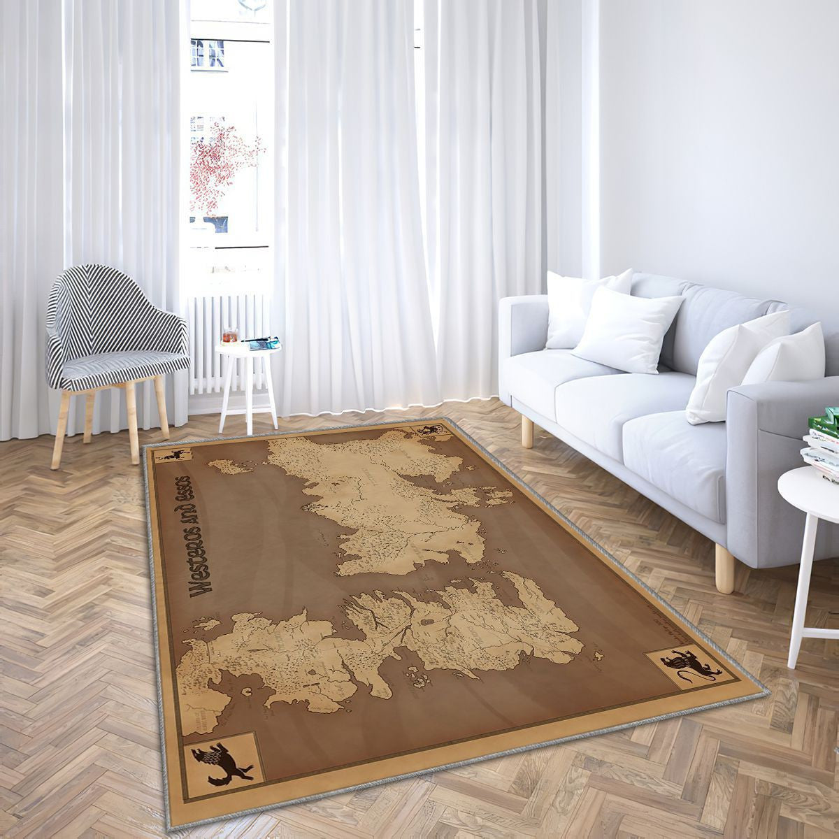 Westeros and essos Vintage Map