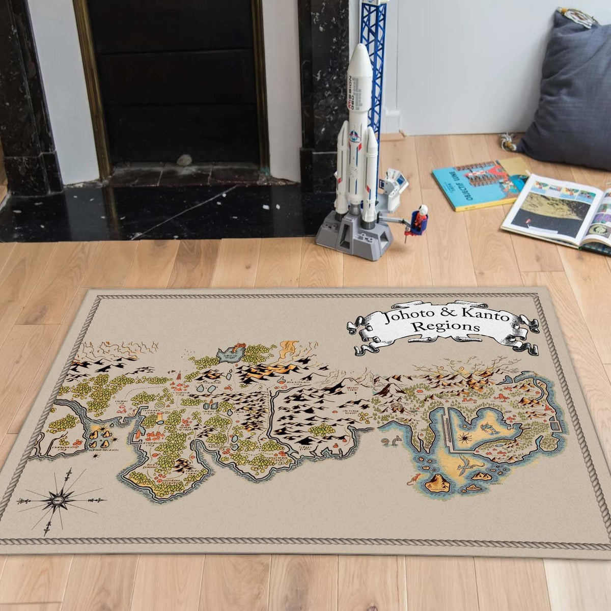 Johoto and Kanto Pokemon Map 1
