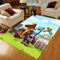 Minecraft Character on Horse