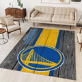 Golden State Warriors Basketball Team NBA Sur Bois