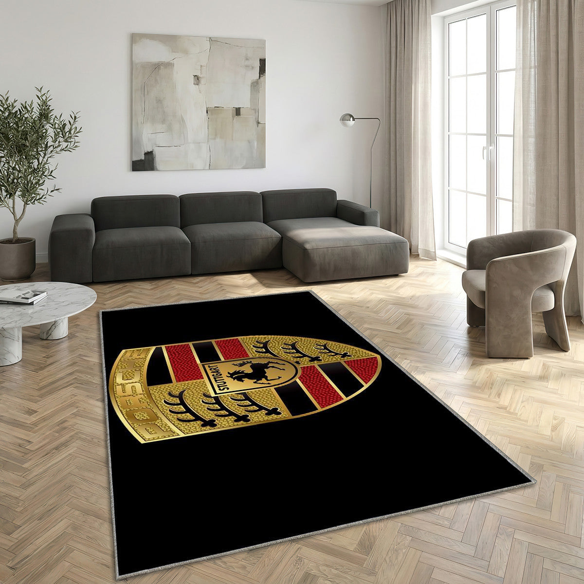 Logo Porsche 2 Tapis sol 163