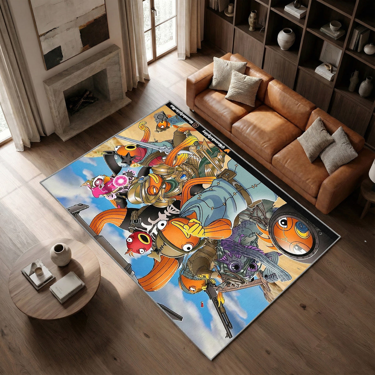 Tapis Fortnite Fishsticks Skin Jeux 06