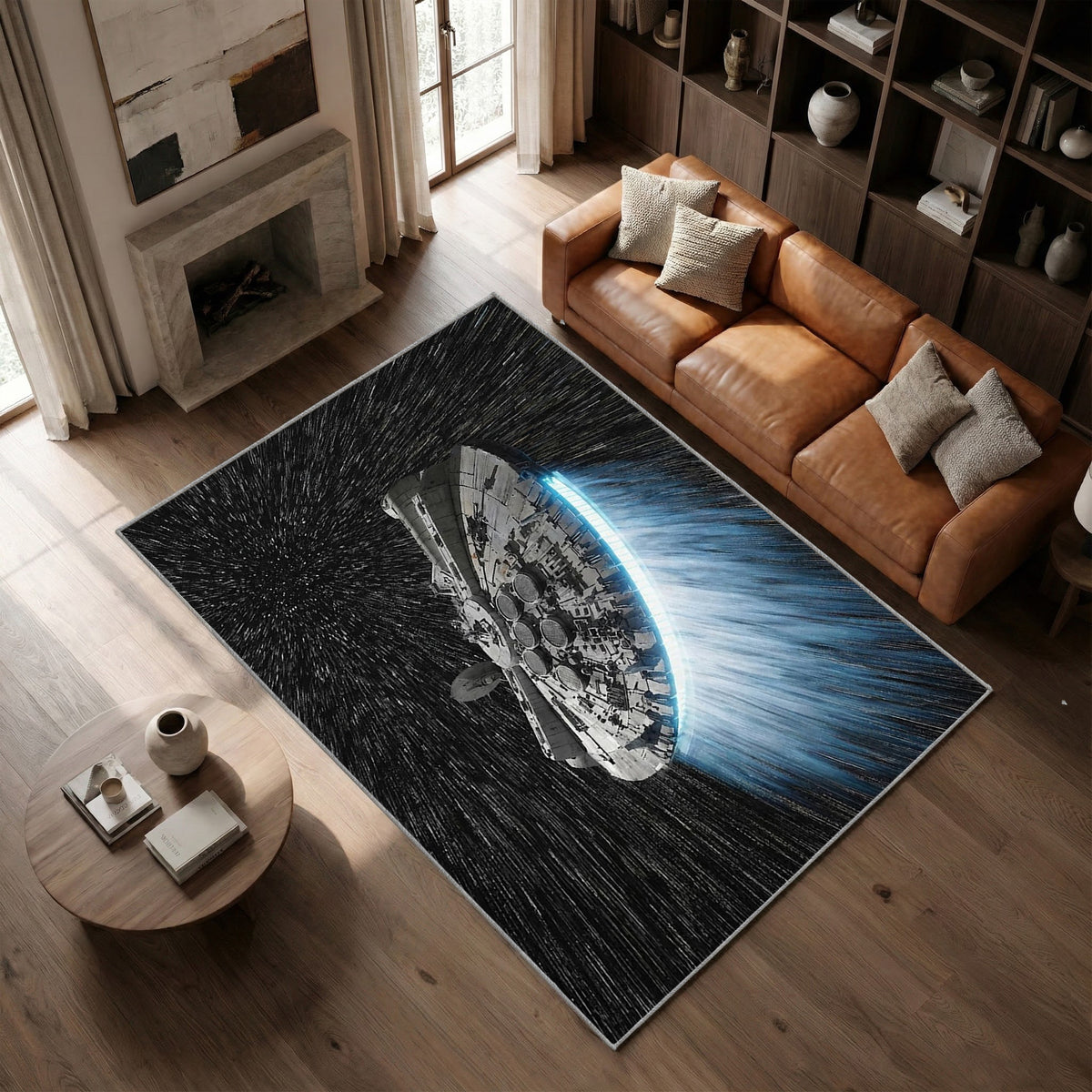 Faucon Millenium Star Wars  Tapis sol 55