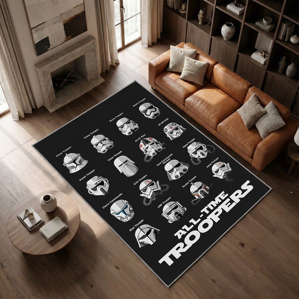 Tapis Star Wars  Casque des stormtroopers